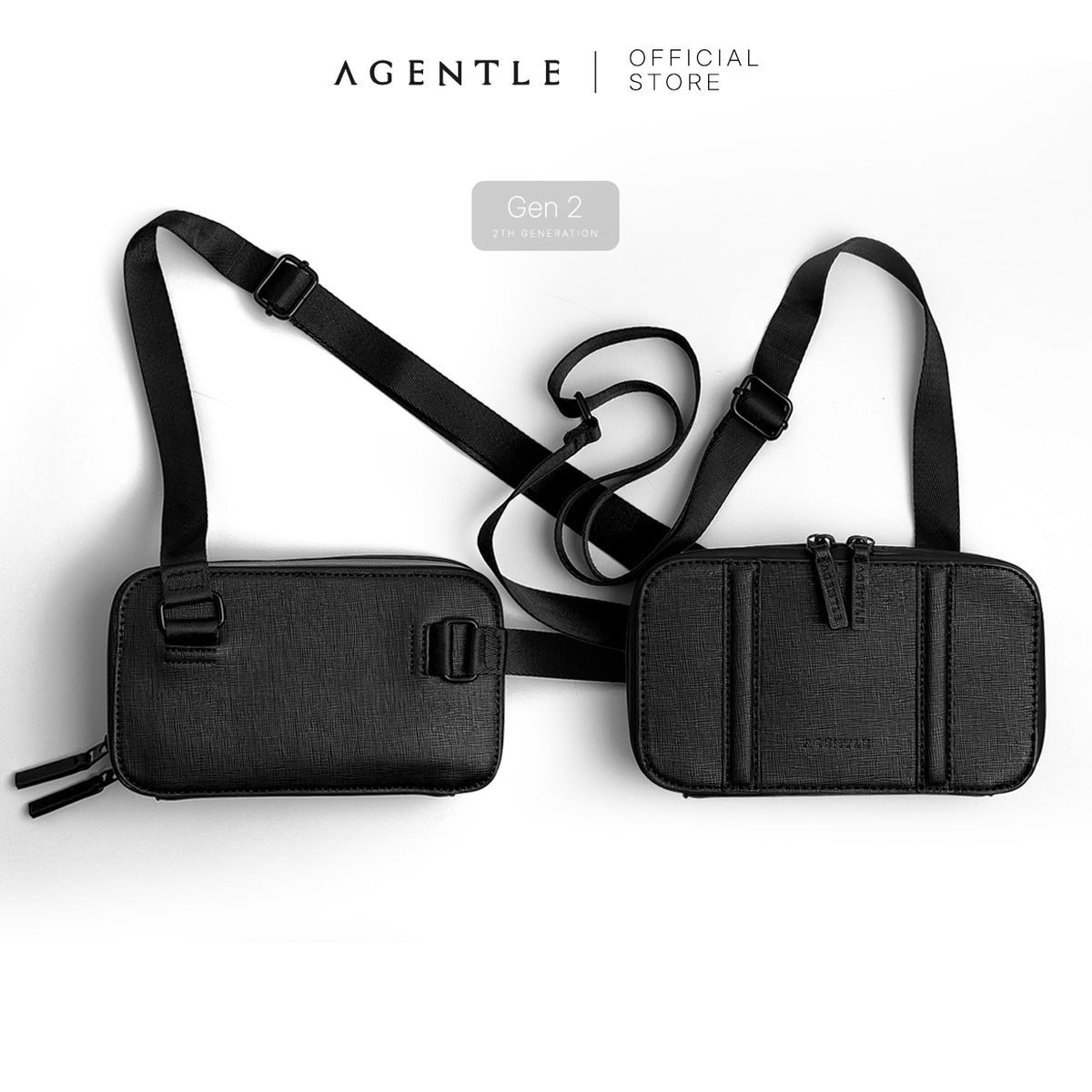 AGENTLE • HALF MCR Pouch 8" – กระเป๋าสะพายข้างใบเล็ก น้ำหนักเบา