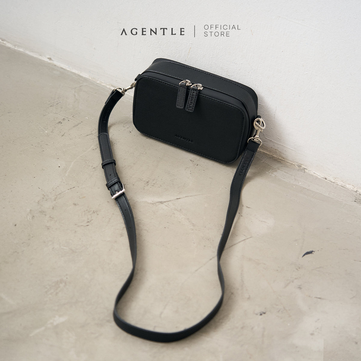 AGENTLE • MCR Compact – Gen IV กระเป๋าสะพายข้างผู้ชาย ทรงมีโครงสร้าง มินิมอล