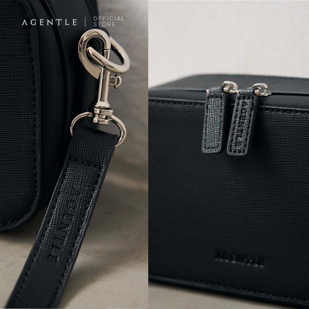 AGENTLE • MCR Compact – Gen IV กระเป๋าสะพายข้างผู้ชาย ทรงมีโครงสร้าง มินิมอล