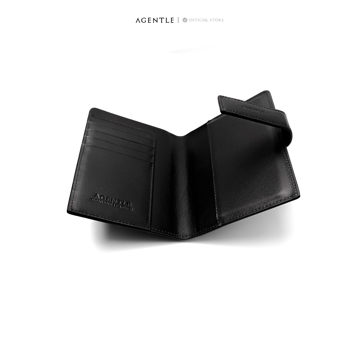 AGENTLE • SLIMPASS – กระเป๋าใส่พาสปอร์ตหนังแท้ ปิดด้วยแม่เหล็ก