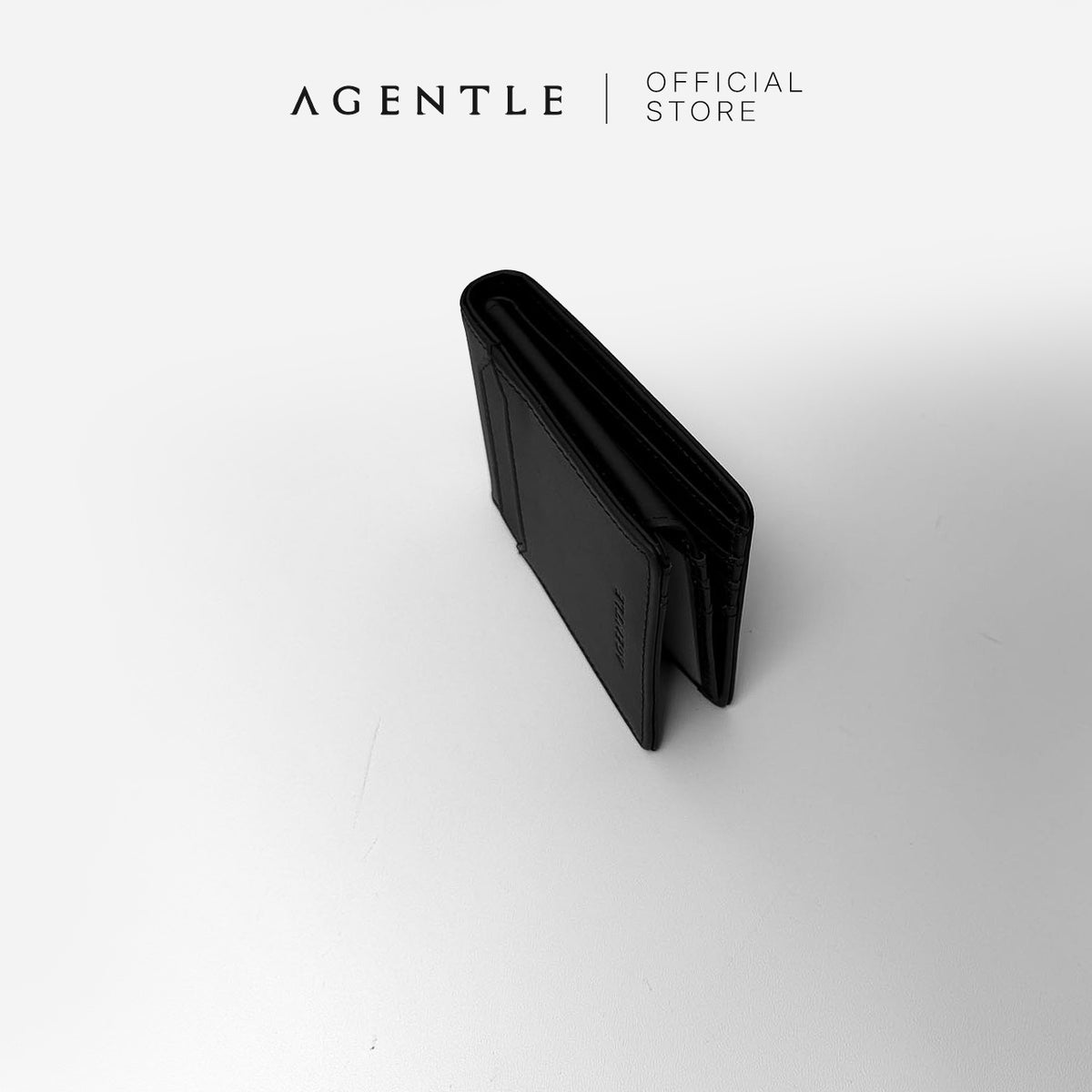 AGENTLE • 2 FOLD – กระเป๋าสตางค์หนังแท้ 2 พับ ปิดด้วยแม่เหล็ก