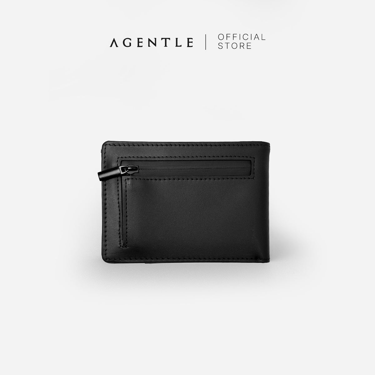 AGENTLE • 2 FOLD – กระเป๋าสตางค์หนังแท้ 2 พับ ปิดด้วยแม่เหล็ก