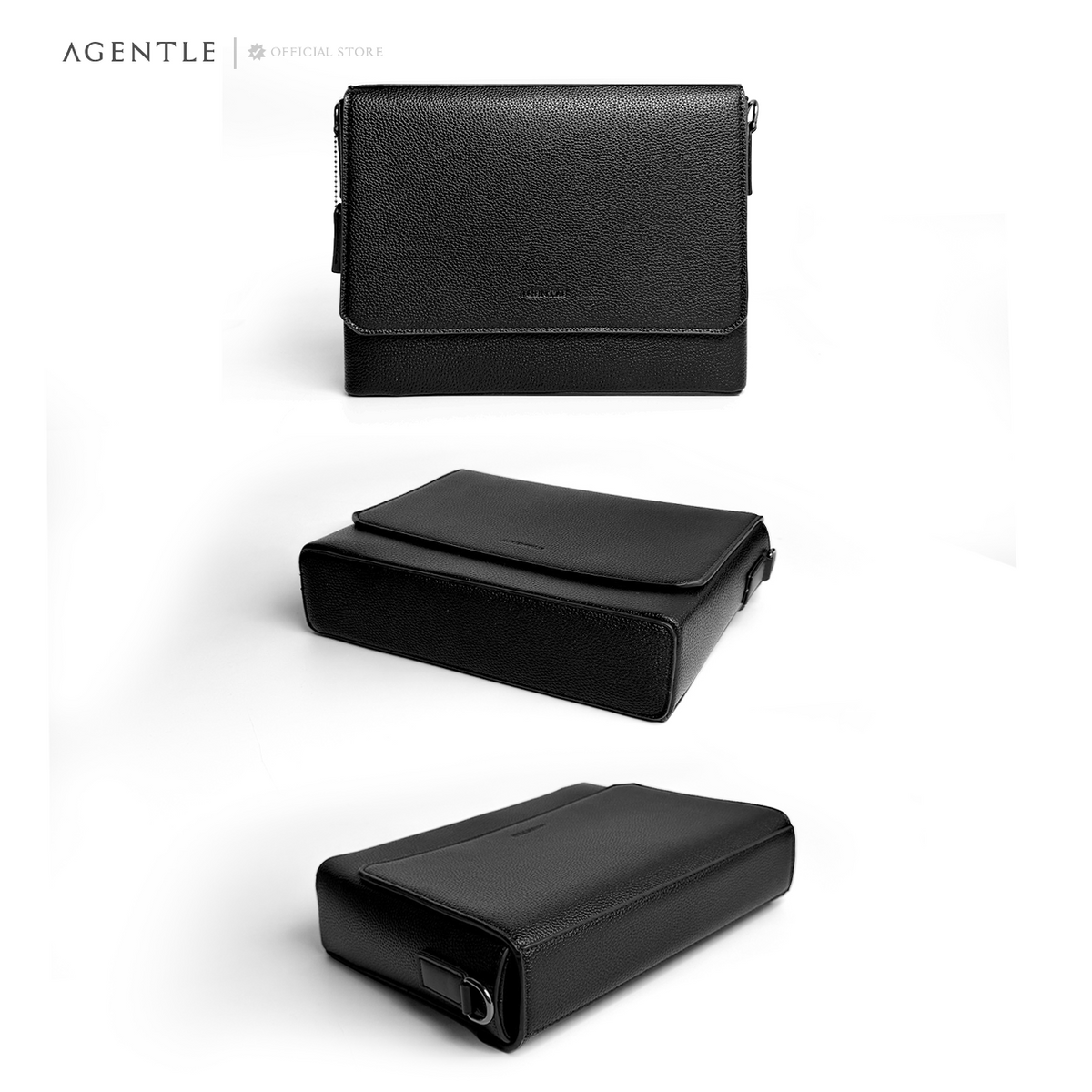AGENTLE • BOXCASE CITY – กระเป๋าสะพายข้างผู้ชาย ทรงกล่องมีโครงสร้าง ใส่ iPad 11 นิ้ว