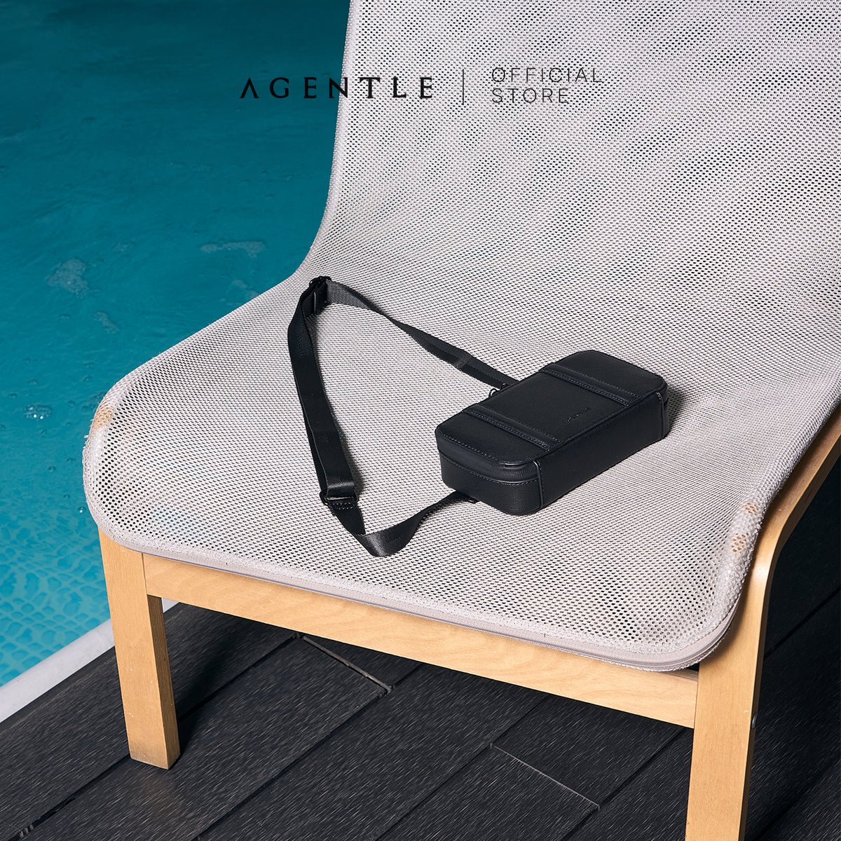 AGENTLE • HALF MCR Pouch 8" – กระเป๋าสะพายข้างใบเล็ก น้ำหนักเบา