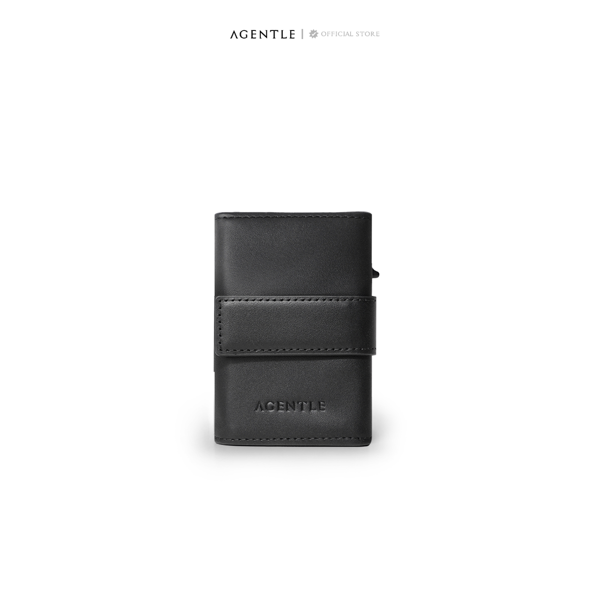 AGENTLE • POP-UP Edition – กระเป๋าสตางค์หนังแท้ 3 พับ ระบบดันบัตร