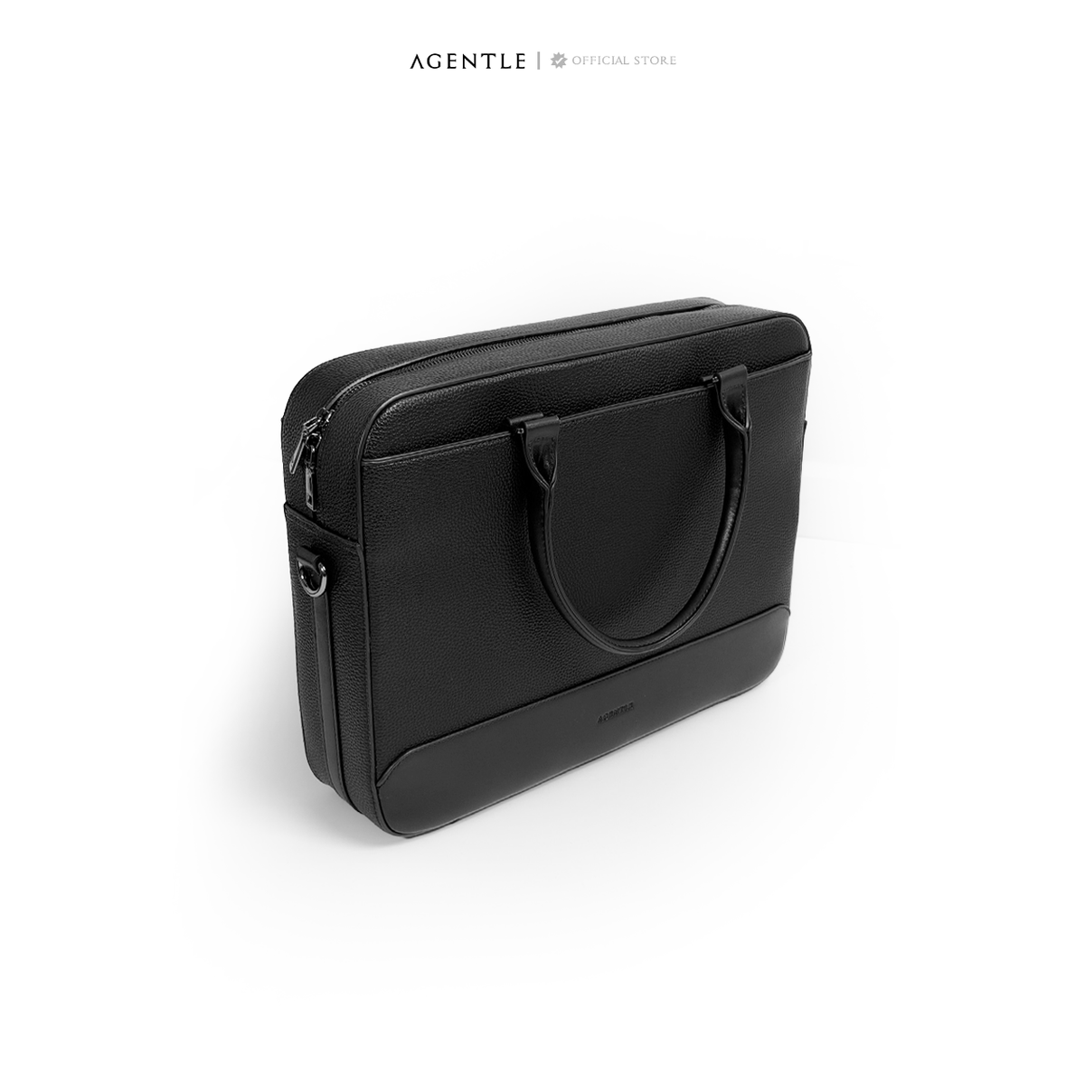 AGENTLE • A BRIEFCASE – กระเป๋าเอกสารผู้ชาย ทรงมีโครงสร้าง ใส่โน้ตบุ๊ก 16 นิ้ว