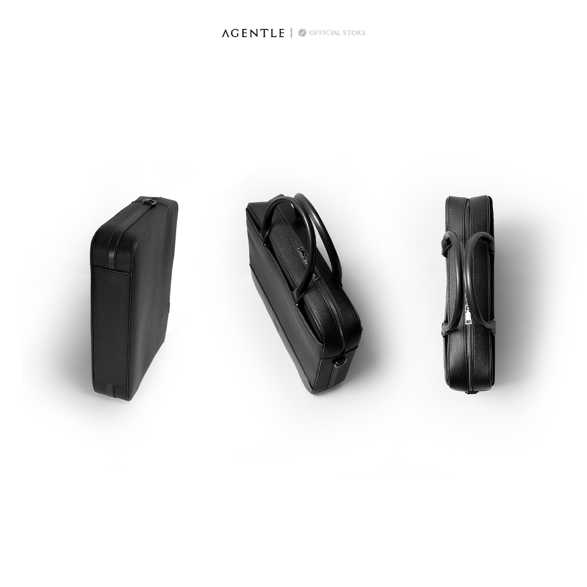 AGENTLE • A BRIEFCASE – กระเป๋าเอกสารผู้ชาย ทรงมีโครงสร้าง ใส่โน้ตบุ๊ก 16 นิ้ว