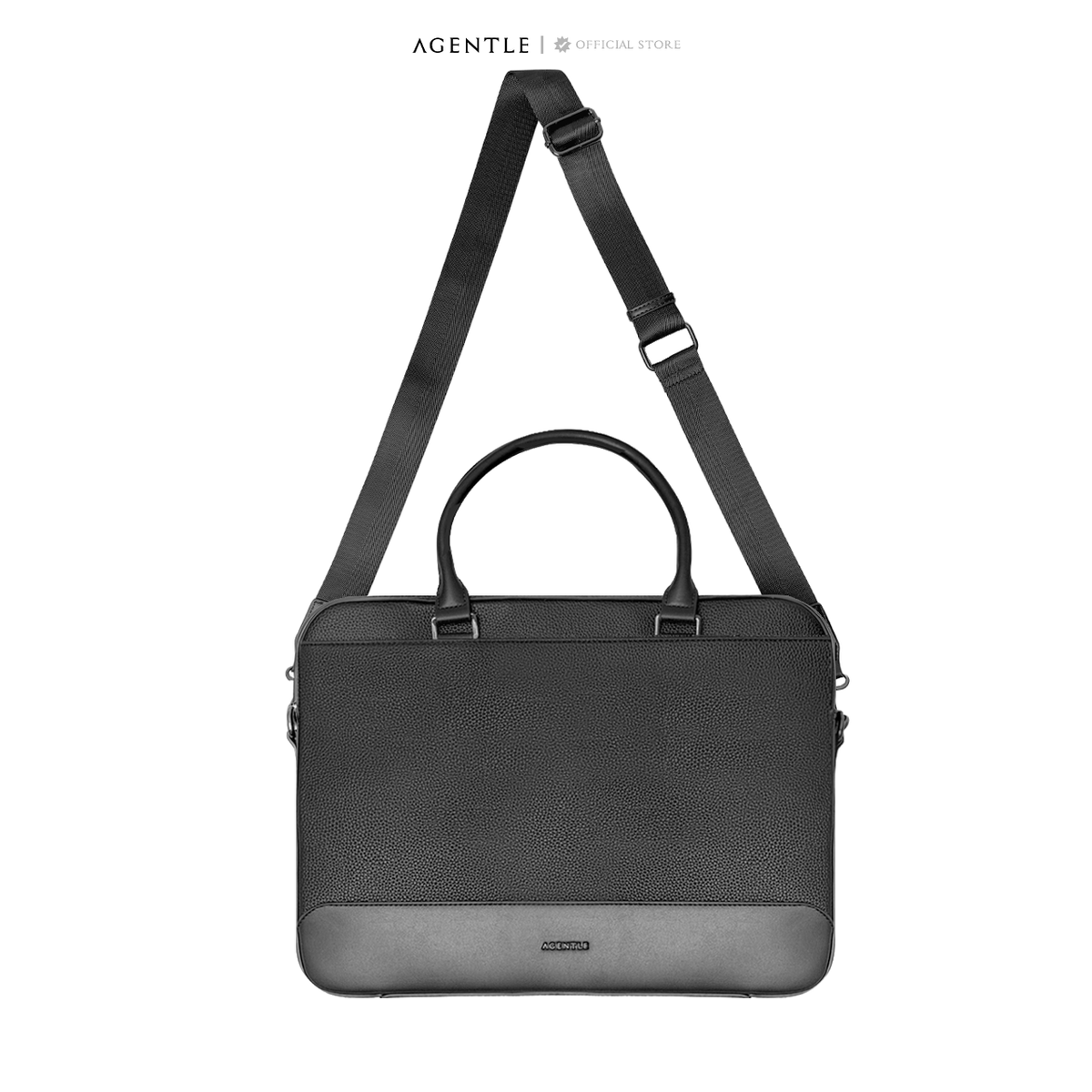 AGENTLE • A BRIEFCASE – กระเป๋าเอกสารผู้ชาย ทรงมีโครงสร้าง ใส่โน้ตบุ๊ก 16 นิ้ว