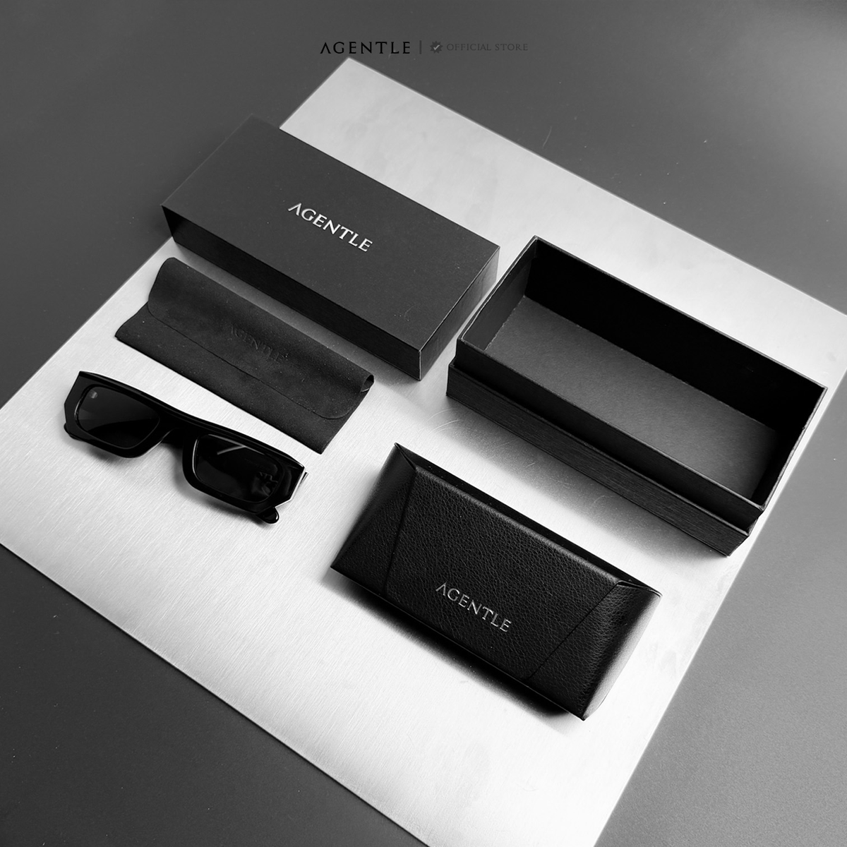 AGENTLE • SHADE SHADOW – แว่นกันแดดทรงสี่เหลี่ยม UV400