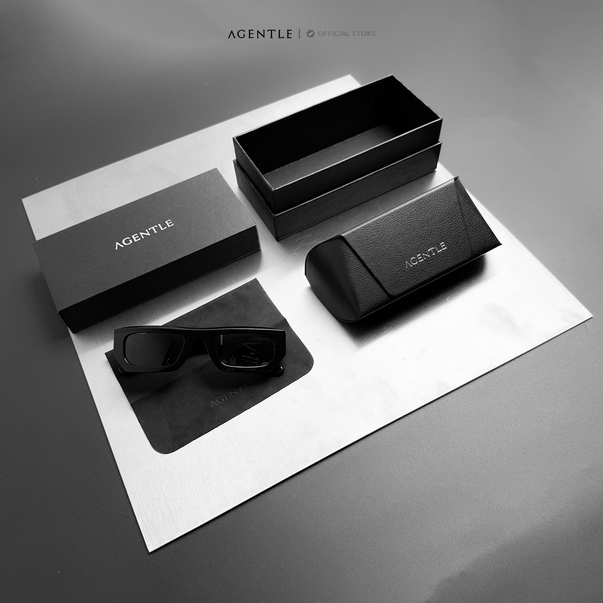 AGENTLE • SHADE SHADOW – แว่นกันแดดทรงสี่เหลี่ยม UV400