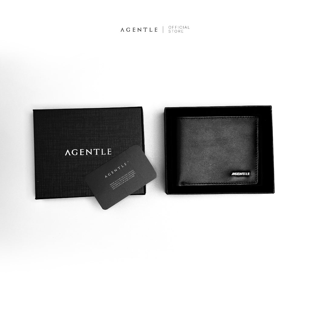 MENDERNLY Wallet packed in the AGENTLE gift box